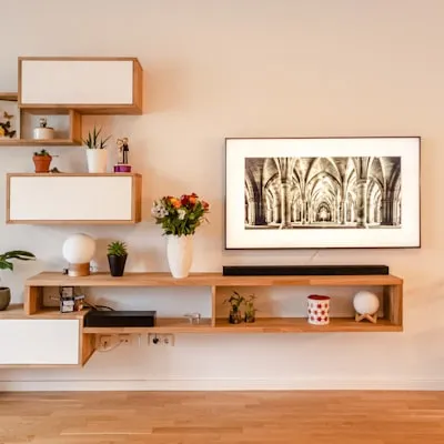 Mueble de living y módulo a medida